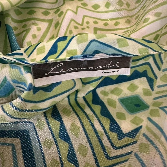 Leonardi Vintage Sarong Swim Coverup Wrap Made in Italy Hollywood Glam accessory - Picture 4 of 4